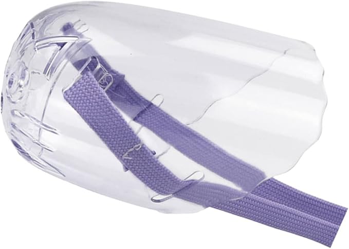 Breathable Cat Muzzle for Grooming Comfortable -bite Design Transparent Cat Supply for Easy Use for Bathing and Nail Clipping