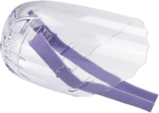 Breathable Cat Muzzle for Grooming Comfortable -bite Design Transparent Cat Supply for Easy Use for Bathing and Nail Clipping