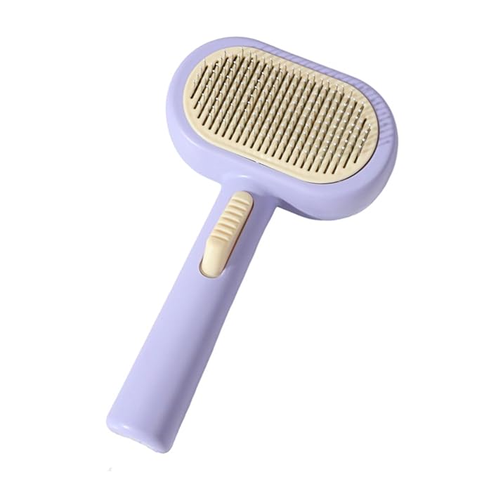 Pet Grooming Comb For Dogs And Cats Gentle Detangling Deshedding Hair Brush Double Side Pet Grooming For Home Use Cats Shedding