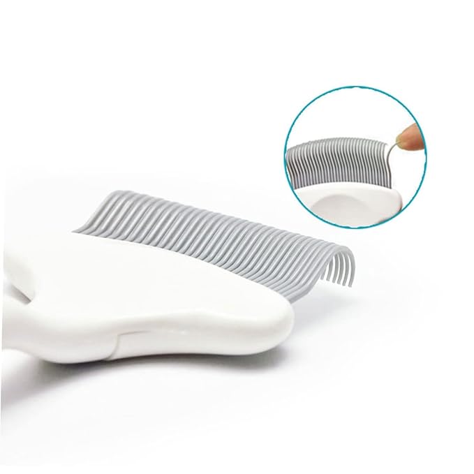 Cat Grooming Comb PET Hair Knot Removal Tool Elastic Pin Comb for Cats and Dogs Self PET Grooming Brush
