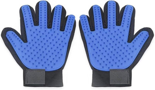 cat Depilation Gloves Cleaning Grooming Gloves pet Bathing scrubbing Gloves to Remove Loose Fur 1 Pair
