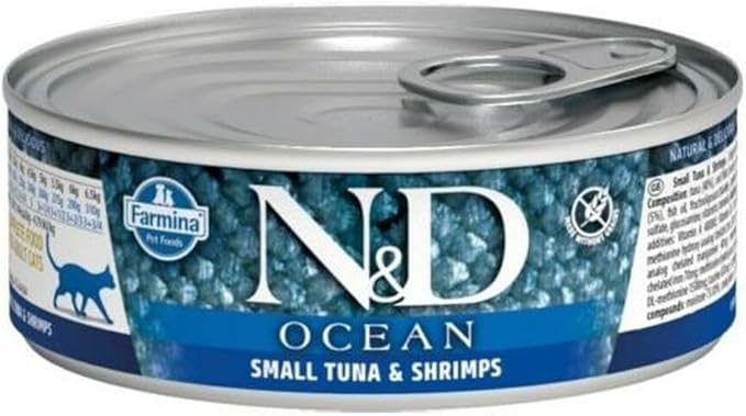 Farmina, N&D Cat Tuna & Shrimp, 2.8 Ounce
