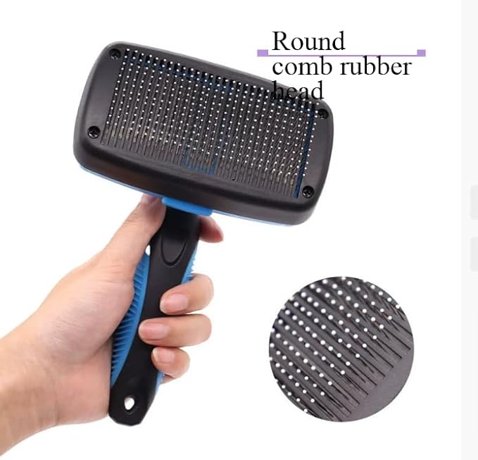 Pet Cat and Dog Supplies - Cat Hair Brush (purple, Small 17cmx10cm)