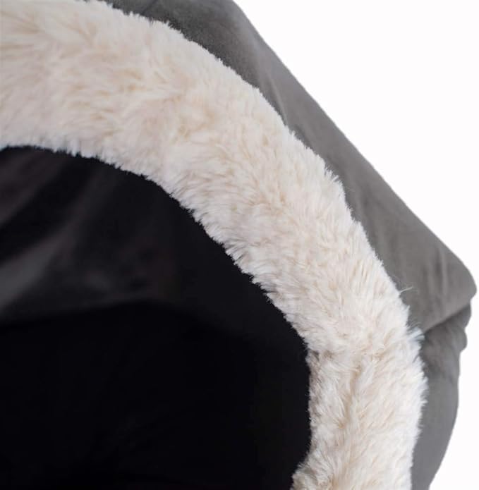 Armarkat Cat Bed Model C80CSH/MB Gray Velvet