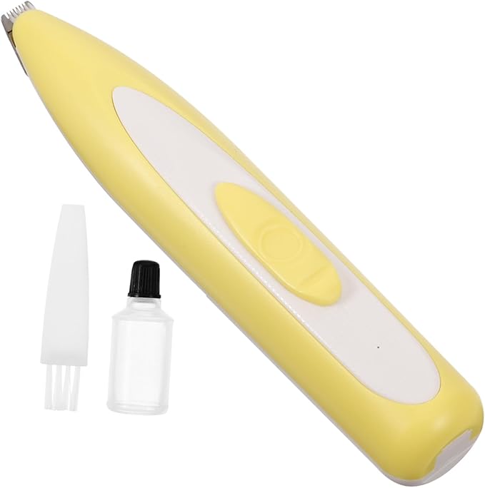 YARNOW Silent Electric PET Hair Clipper Rechargeable Dog and Cat Grooming Trimmer Cordless Hair Removal Tool for Paws Ears and Face Professional PET Grooming Clippers LED Display