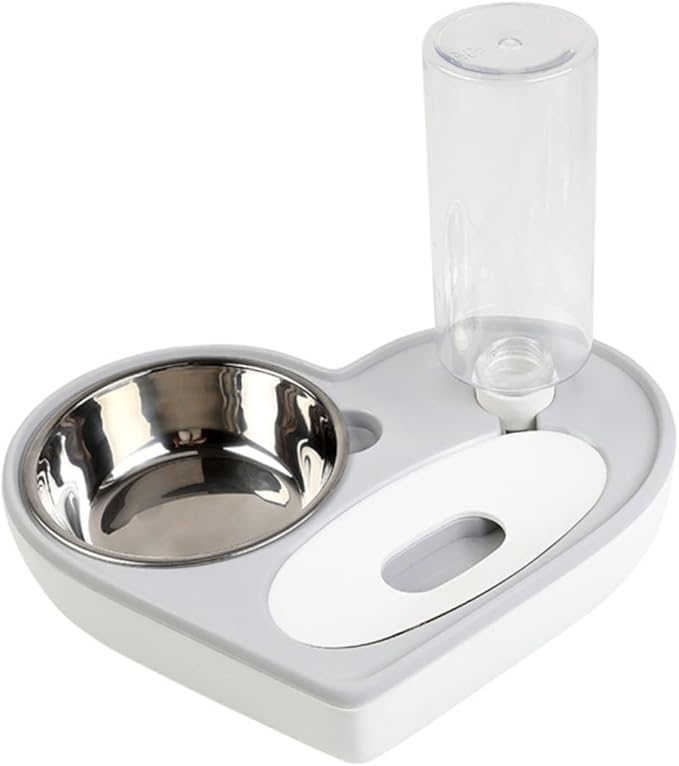 Pet Water Feeder Auto Dog Cat Bowl Heart Shape Material Safe Cat Dog Drinking Fountain