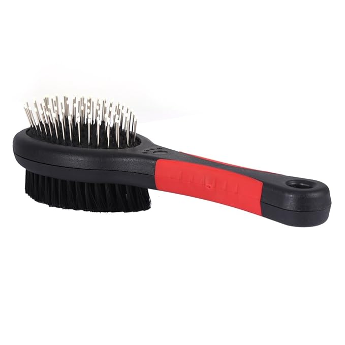 Zerodis Dog Cleaning Grooming Supplies Brush Pet Grooming Tool Dog Cat Long Hair Trimmer Brush Puppy Tool Suitable for Detangling Shedding Hair Massage Double Sided Pet Comb