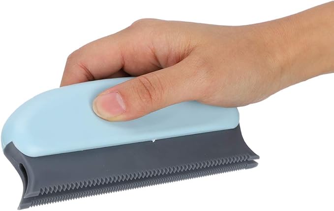 Pet Hair Removal Brush 2PCS, Multifunctional Ergonomic Grooming Tool for Cats and Dogs - Durable ABS and TPR Materials, Easy Cleaning and Portable Design