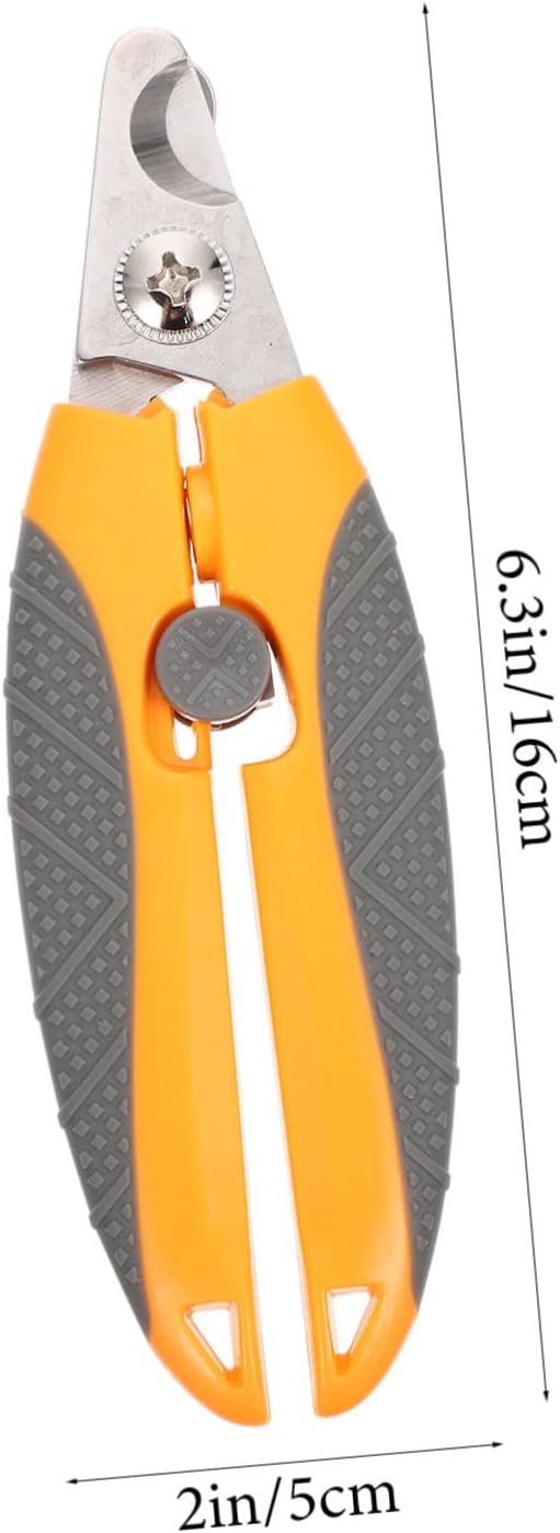 SUPVOX Portable Pet Nail Clipper for Cats Dogs Sturdy Non- Design Easy to Use for Breeds for Home Grooming and