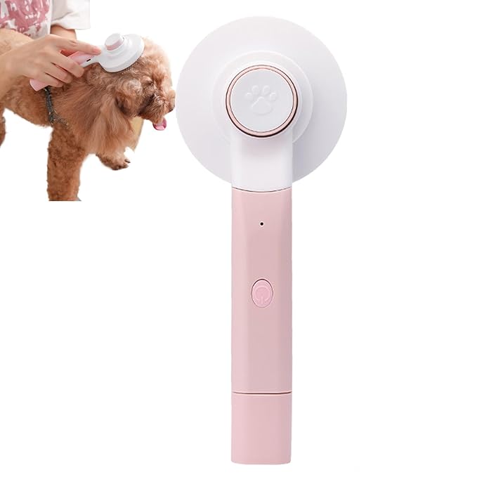 Dog Brushes for Grooming | Rechargeable Massage with Nail File - Cat Shedding Dog Hair Brush | for Long Short Hair Undercoat Removal Cleaning Bathing Dematting Indoor Home