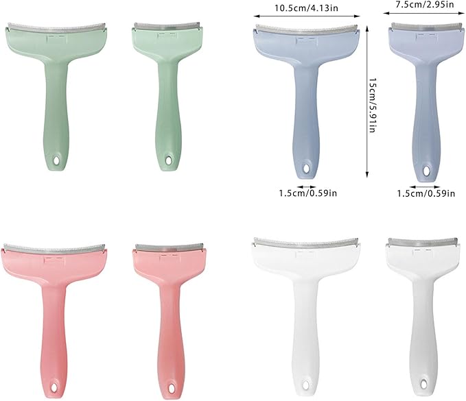 Cats Furs Trimming with Stainless Steel Reduces Loose Hair Easy Efficient Use for Dog Health Coat Maintenances Pet Grooming Tool