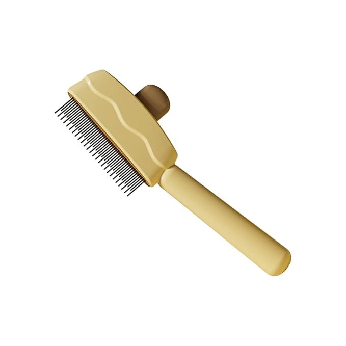 Cat Deshedding Brush with Massage Function ABS Cat Grooming Tool for Shedding Control and Coat Care