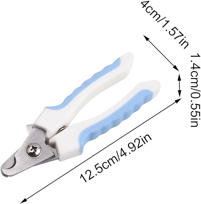 Cat Nail Clippers - Safety Grooming Pet Supplies,Cat Claw Trimmer with Nail File,for Home Indoor Travel All Breeds Seniors Puppy Kitten