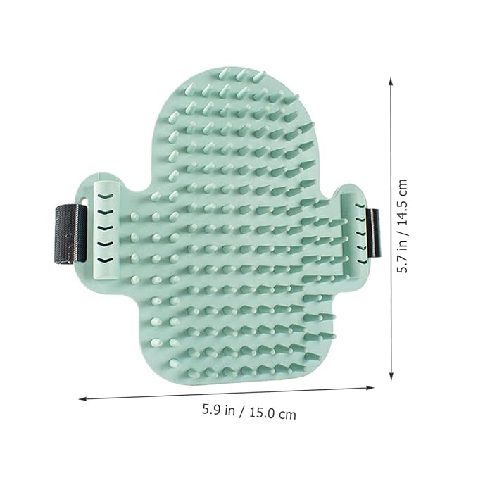 TOYANDONA Wall Corner Cat Massage Comb Wooden Cat Self Grooming Brush with Herbal Stick Pet Hair Removal Tool for Kitten Random Color