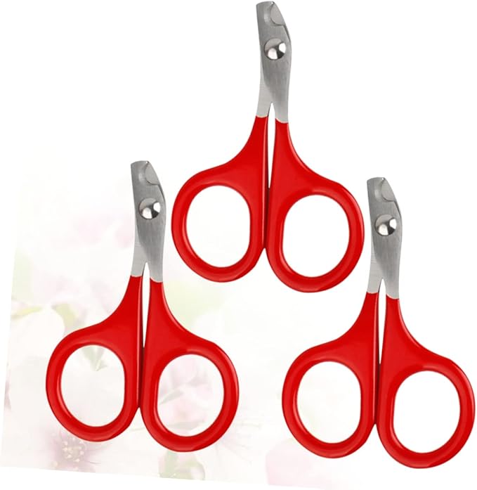6pcs Sturdy Stainless Steel Dog Nail Clippers for Dogs Grinds Cuts Cat Grooming Tool Pet Nail Bend Cutter Home Salon Use