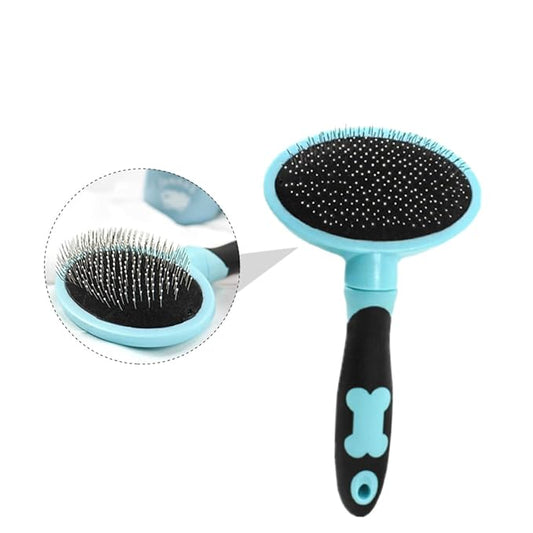 Happyyami Cat Brush Pet Comb Cat Hairbrush Cleaning Brush Massage Pet Body Fur Grooming Tool