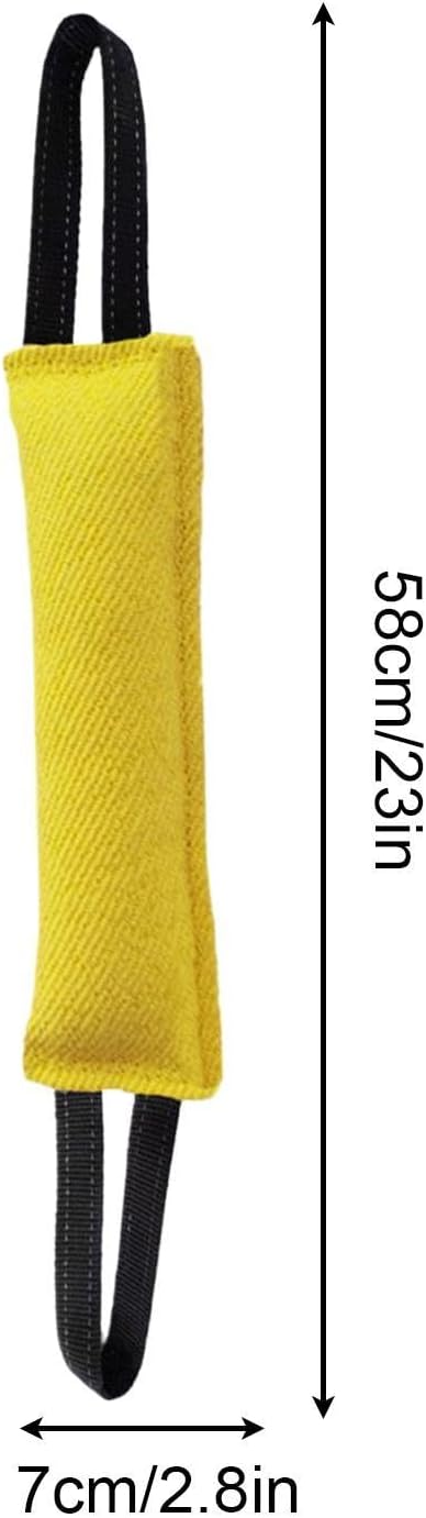 Dog Training Tool - Pet Fetch Supplies, 58x7cm Bite Resistant Dog Chew Toy for Training, Sturdy Structure with Flexible Texture, Reliable Animal Tool for Play Boosting and Pet Engaging