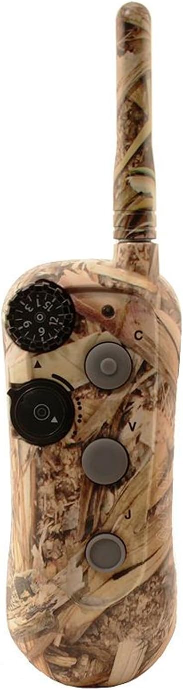DT SYSTEMS RAPT1400 Camo E-collar Remote Rapid Access Pro Trainer, Compact Waterproof Gentle Touch Stimulation Dog Training System, Transmitter w/ Hand Strap