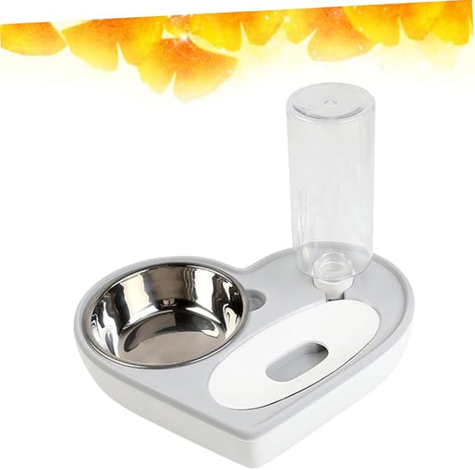 Pet Water Feeder Auto Dog Cat Bowl Heart Shape Material Safe Cat Dog Drinking Fountain
