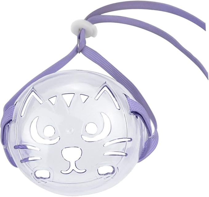 Hemoton Reusable Kitten Muzzle Compact Pet Grooming Headgear Easy to Clean Store Cat Supplies for Bathing Nail Cutting