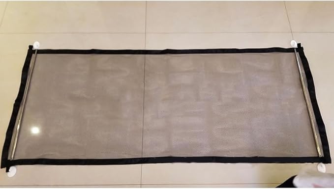 Zerodis Pet Safety Guard Mesh Dog Daily Supplies Resistant Portable Foldable Breathable Fence for Stairways Doorways Hallways with Mosquito Insect Resistant Lightweight Design Pet Safety (Size: