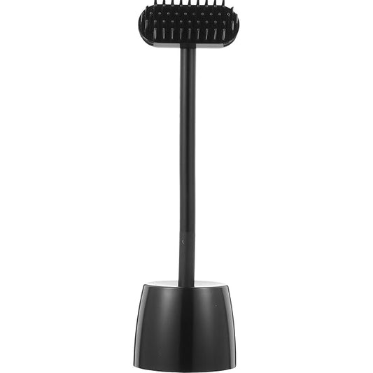 FAVOMOTO Cat Grooming Brush Mini Massage Scratch Brush for Cats Black Pet Hair Removal Tool Suitable for Daily Fur Cleaning and Itching Relief