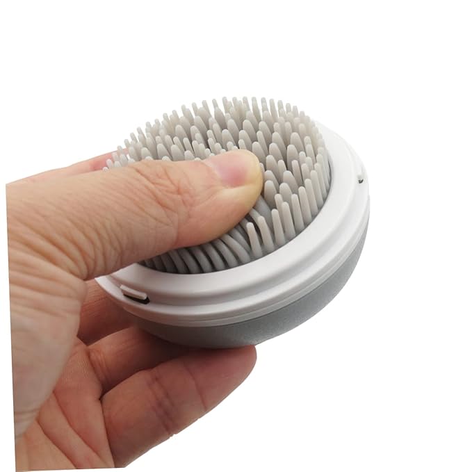 SUPVOX Pet Hair Removal Brush Grey Multifunctional Grooming Comb for Bath Pet Hair Comb Tool Dog Scrubber for Bath
