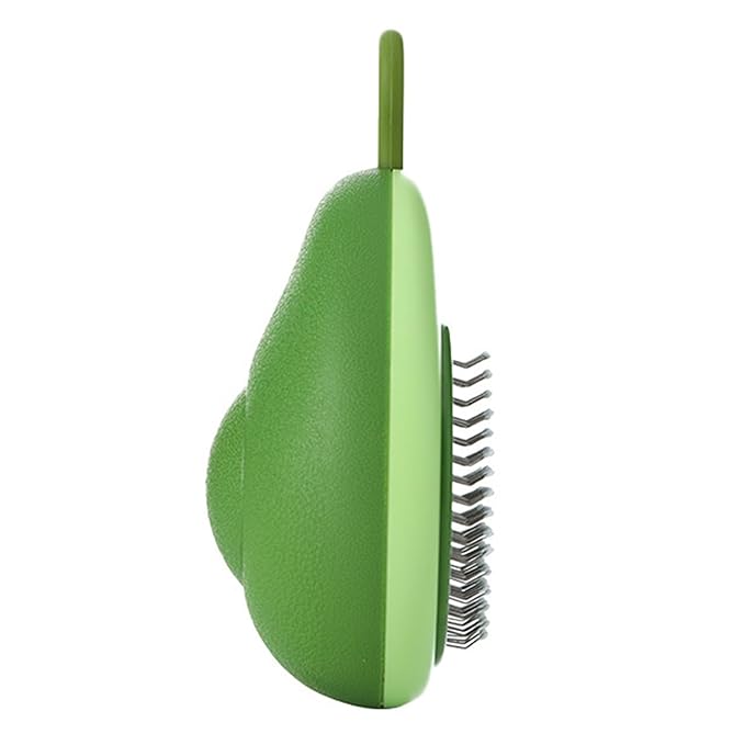 Cat Supplies Cat Cleaning Grooming Supplies For Dogs & Cats Efficient Hair Removal One Touch Cleaning Anti Knotting Design Wide Application With Abs & Silicone Material (Avocado