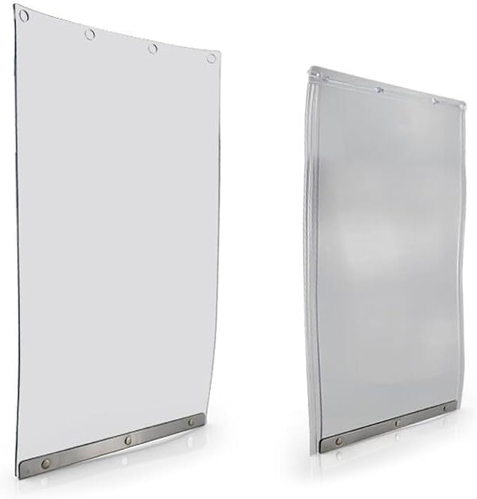 Pet Door Large Replacement Dog Flap Supplies Clear Interior and Exteriors House Safe Replacement
