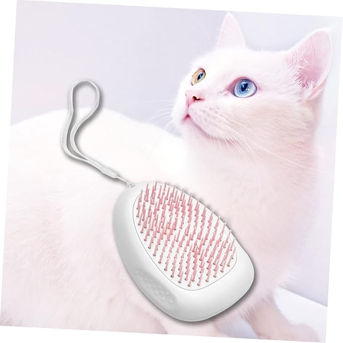 Abs Pet Dog Comb for Grooming Cat Hair Brush Floating Hair Removal Practical and Portable Design for Pet Cleaning Hanging Lanyard