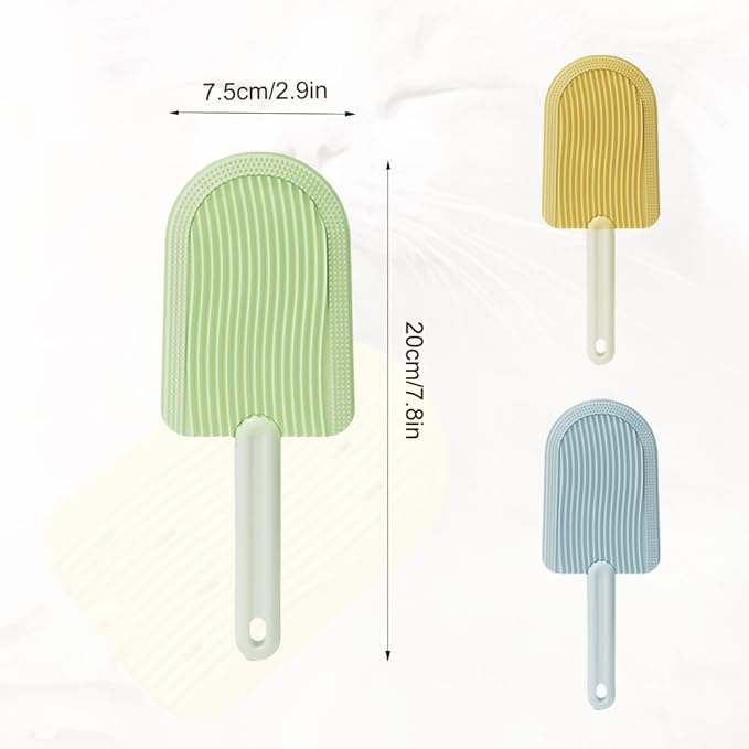 Cat Tongue Comb, 2025 New Cat Brushes for Indoor Cats Cat Hair Brush for Long Haired Cats, Cat Grooming Brush Cute Ice Cream Cat Fur Remover Comb for Cats Grooming (D-2PCS)