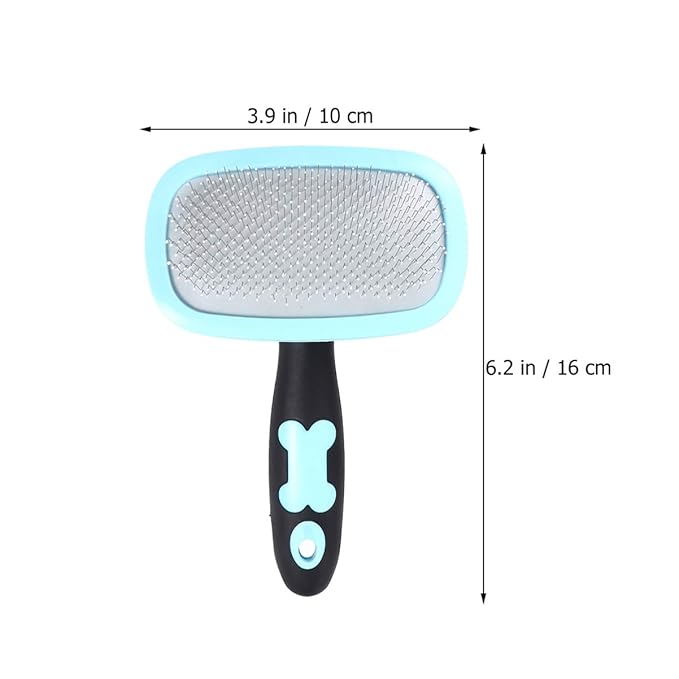 Happyyami Ergonomic Pet Hair Comb Massager Dog Cat Grooming Tool for Easy Hair Removal