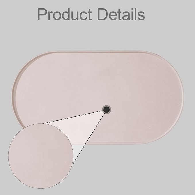 Pet Feeding Dog Food Mat Multifunctional Supplies Anti Slip Silicone Contain Spills Replace Pad Accessories Placemat, Gray