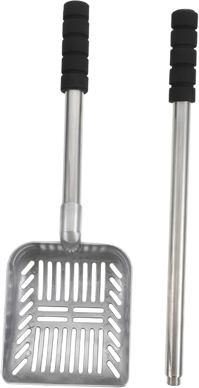 YARNOW Detachable Handle Cat Litter Scoop Tool for Cleaning Ergonomic Design Keeps Hands Compact and Space-Saving Cat Waste