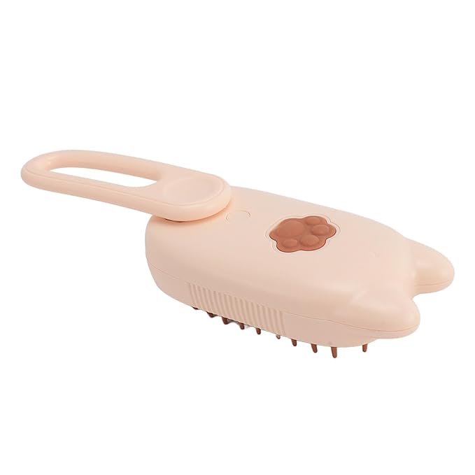 aqxreight Cat Mist Brush Multifunctional One Click Spray Shedding Bath Brush Pet Steam for Cats Dogs Grooming Supplies Pink It Must Problems Tool Pet Knots Mist Knots Solve (Beige)