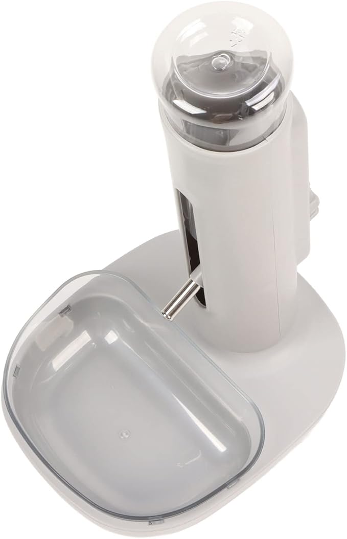 Adjustable Dog Standing Water Dispenser Bowl Stainless Steel Control Pet Drinking Feeder for Dogs Cats 680ml for Pet Feeding Watering Supply