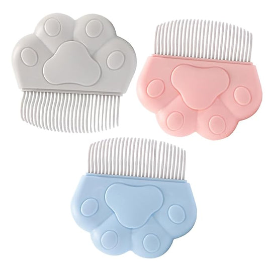 3Pcs Multi Function Grooming Brush for Cats Portable Pet Hair Combs for Easy Shedding De Shedding and Skin Massage for Household Use and Bonding with Pets