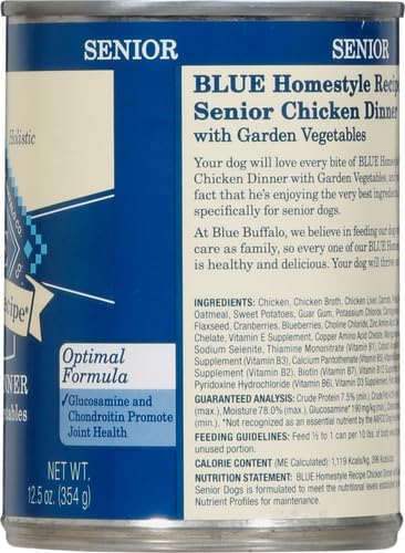 Blue Buffalo Senior Homestyle Recipe - Chicken - 12.5 Oz