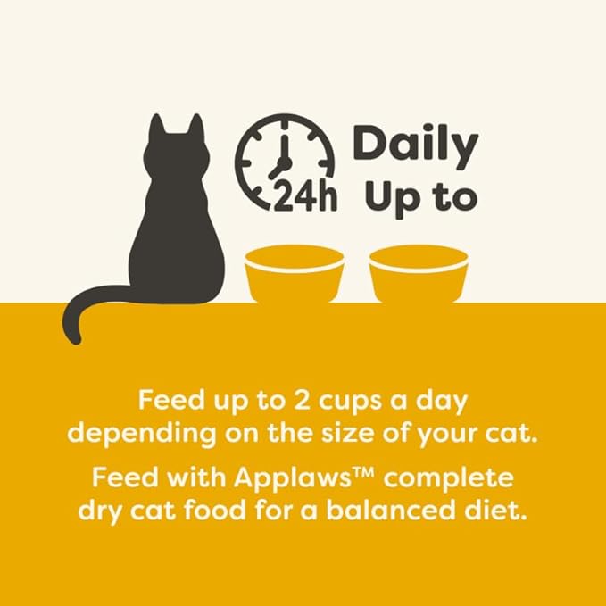 Applaws Natural Wet Cat Food in Broth, Limited and Natural Ingredients, High Protein with No Artificial Additives, Chicken Breast in Broth (10 x 2.12 oz Easy-Open Cups)