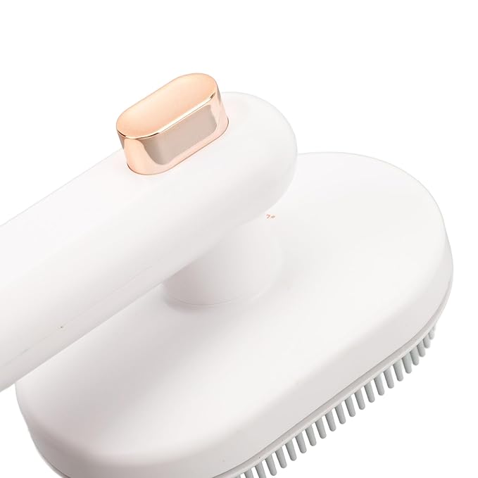 Cat Brush White Color 90° Rotation Curved High Density Needle Pet Hair Removal Comb for Grooming Cats Dogs
