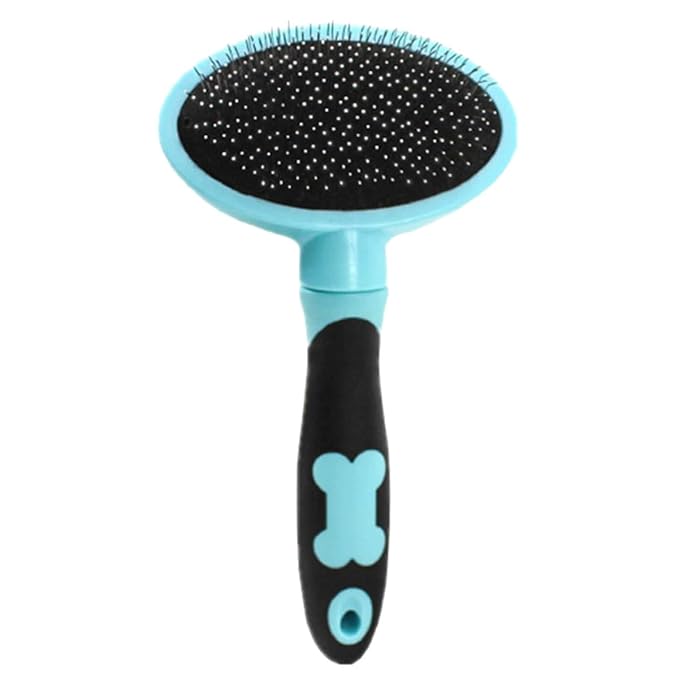 1Pc Ergonomic Cat Grooming Brush Lightweight Cat Hair Comb for Shedding Cleaning Tool Comfortable Grip for Kittens and Cats Premium Quality Pet Supplies