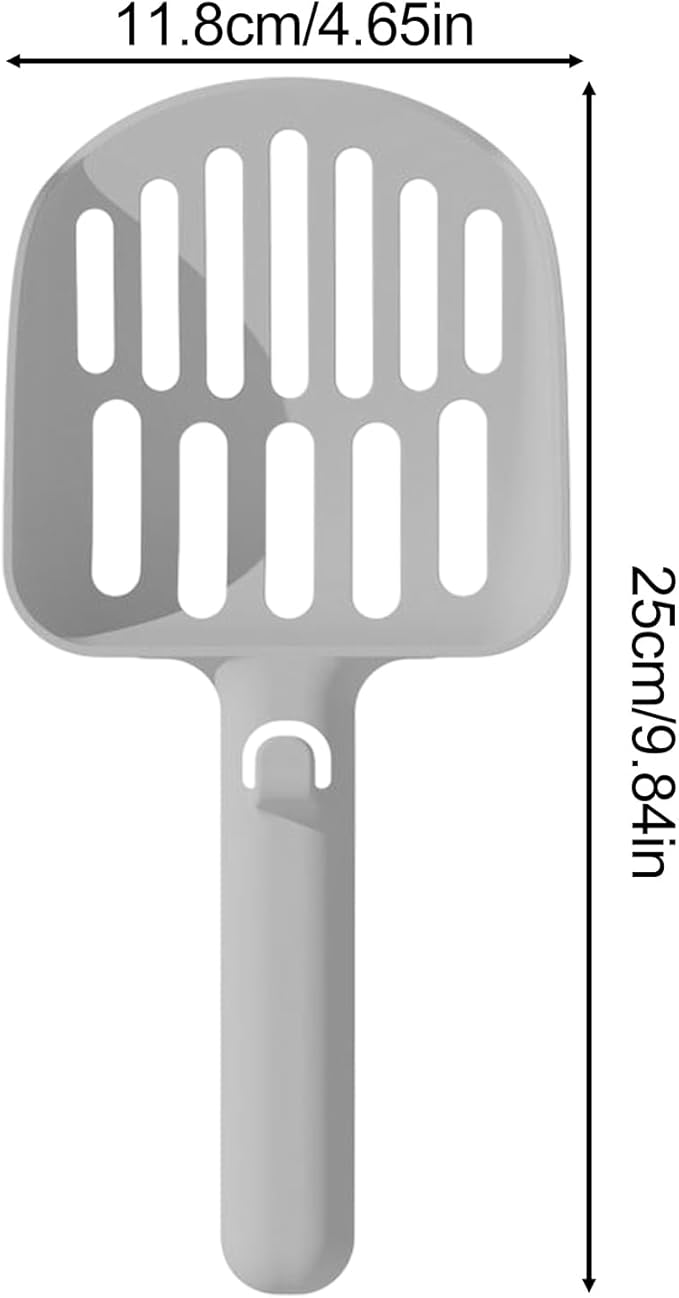 Litter Scoop - Cat Poop Scooper, Durable Cat Poop Scoop | Non-Stick Litter Shovel, Cat Litter Training Tool for Effortless Cleanup and Waste Removal in Litter Box or Toilet Area