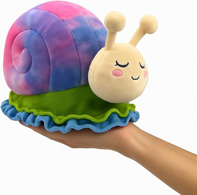 NANDOG My BFF Cargot The Snail Plush Dog Toy Dream Collection – Soft Squeaky Pet-Only Toys for Dogs & Cats – Durable, Cuddly & Adorable Pet Companions for Playtime, Fetch & Snuggles