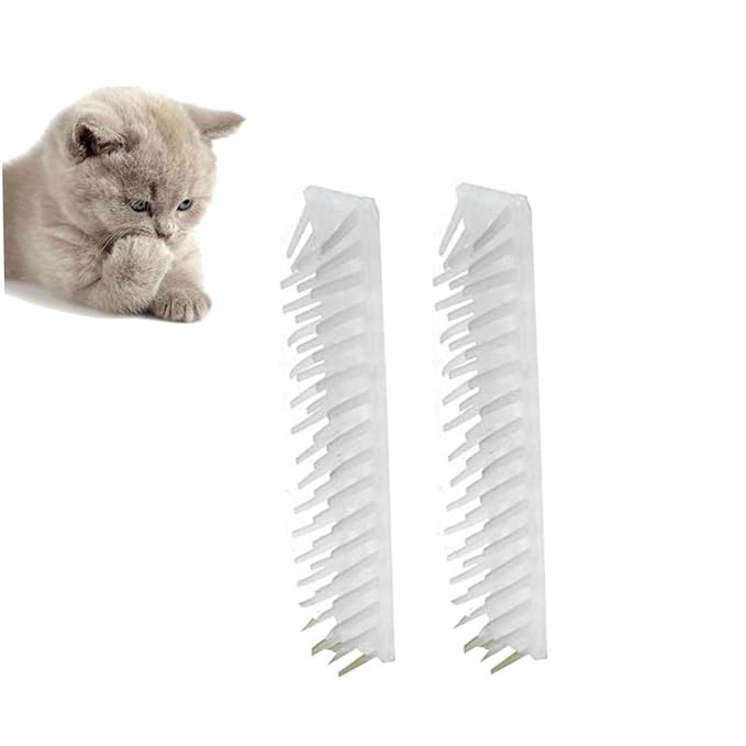 Yardwe 2pcs Cat Grooming Tool Removable Corner Scratching Massage Brush for Cat Hair Removal Pet Comb for Self Grooming and Relaxation Easy to Design