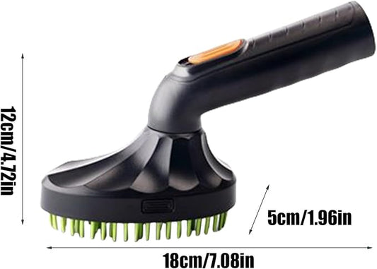 Pet Hair Grooming Brush - Vacuum Attachment | Cat Grooming Machine Accessory, Shedding Cleaner Tool for Easy Pet Care At Home, Efficient Hair Removal, Gentle On Pets