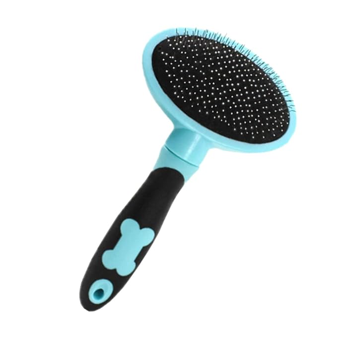 Cat Hairbrush Pet Supplies Cat Brush for Grooming Comfortable Handle Round Smooth Tips