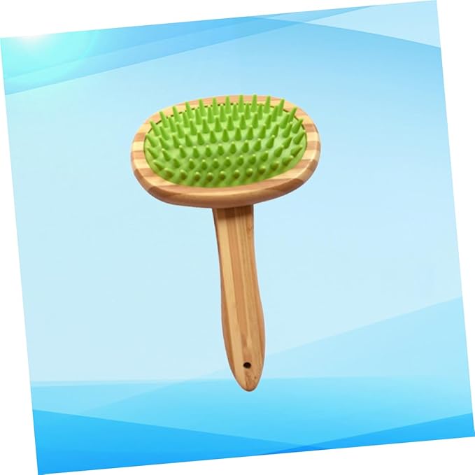 Multi-function Pet Comb Brush Dog Cat Grooming Tool Massage Cleaning Brush Ergonomic Handle for Home Travel