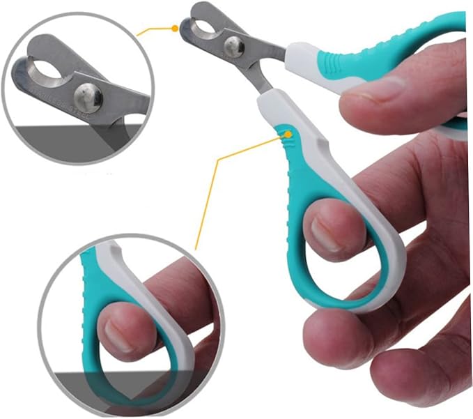 Portable Cat and Dog Nail Clipper Stainless Steel Pet Nail Trimmer Ergonomic Design for Safe and Easy Grooming Suitable for Dogs and Cats