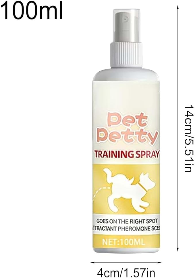 Dog Training Spray – 100ml Fast Action Supplies for Pets, Training Spray for Dogs that Urinate and Defeque | Indoor Home Apartment Patio Garden Lawn Bathroom