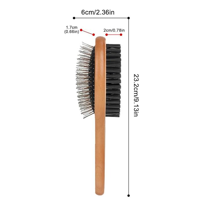 Cat Grooming Brush | Double-Sided Comfort Grip,Pet Brush Cat Comb for Shedding,for Massage Shower Outdoor Home Bathroom Puppy Kitten Bathing Washing Cleaning